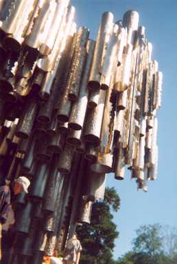Sibelius monument in Helsinki